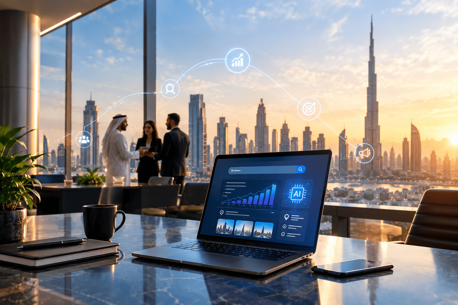 Dubai Businesses in 2026: Why AI, SEO and Digital Marketing Are Becoming the New Growth Engine — DXB 360 Marketing